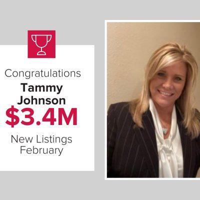 Tammy listed over $3.4M in homes in February 2021