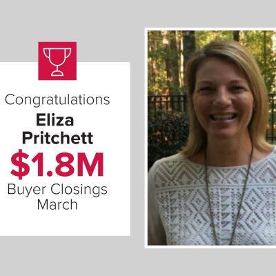 Eliza was a top Buyer's agent for March 2021.