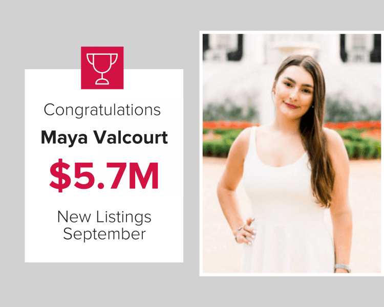Maya Valcourt September 2021