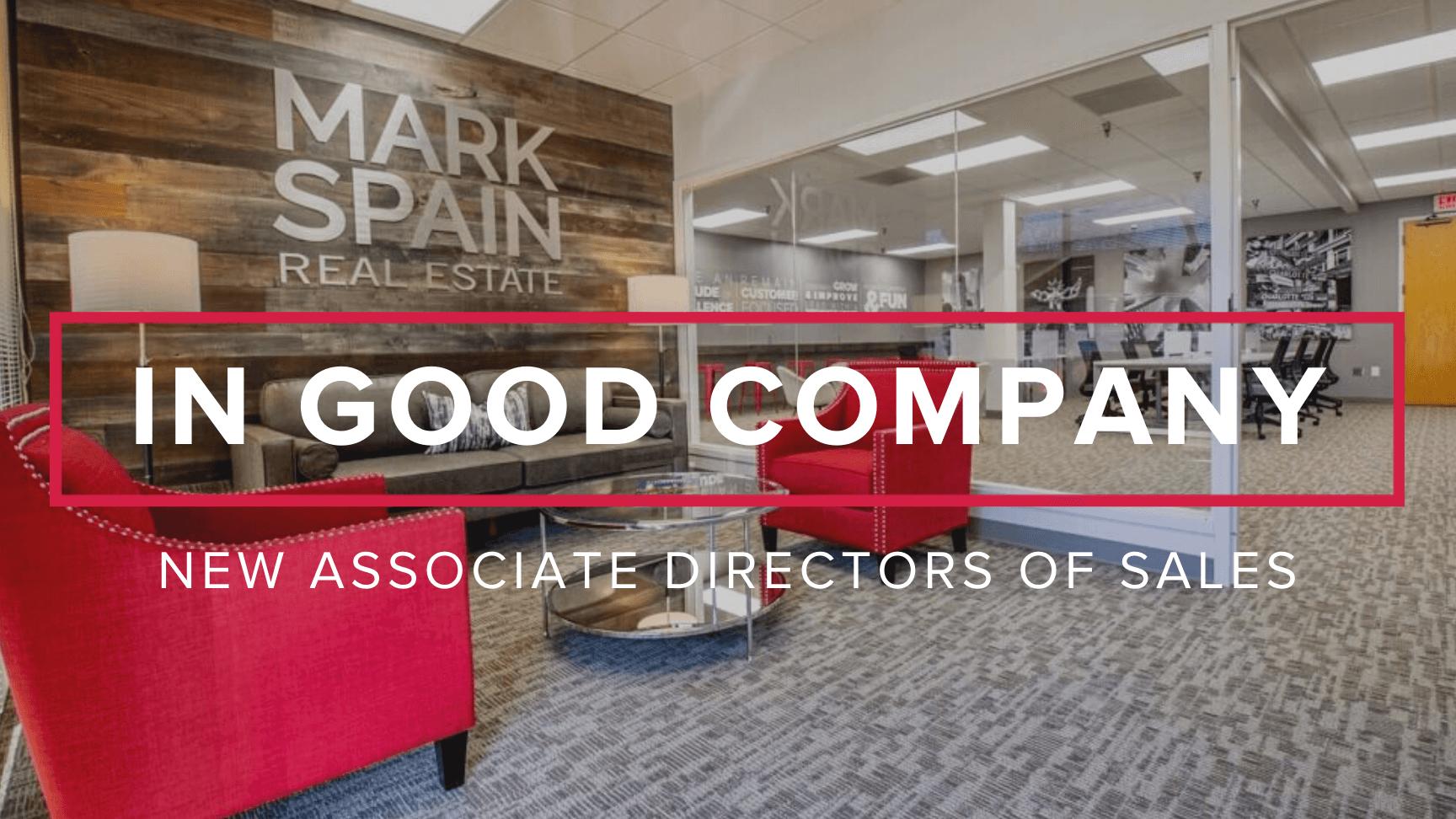 In Good Company: New Associate Directors of Sales
