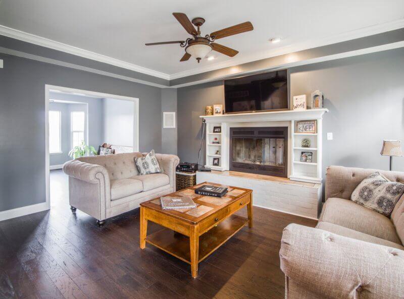 Adjusting your ceiling fans is an important step in your winter home maintenance checklist.