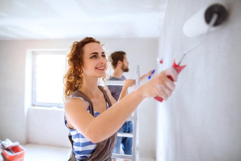 A top tip for upgrading and transforming your home into a dream home is to give your place a fresh new paint job.