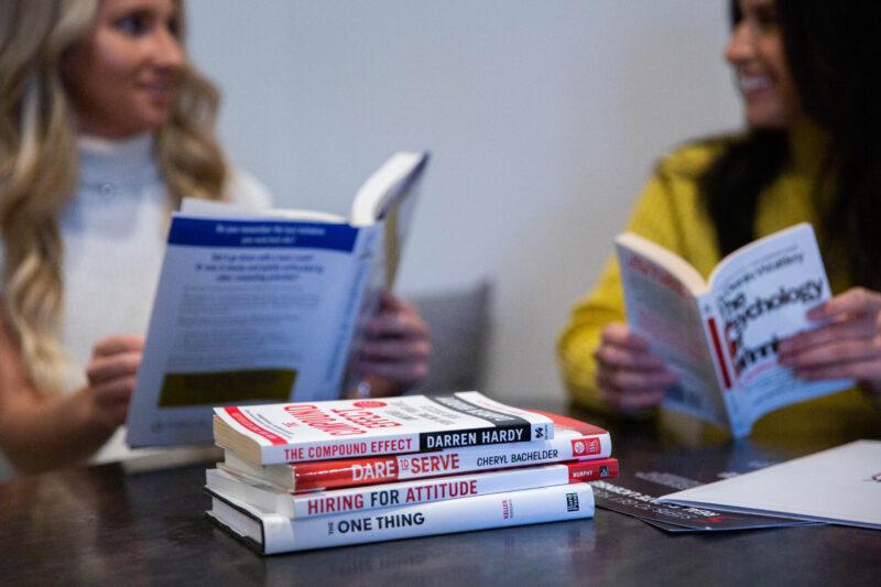 Our agents take the time to learn how to successfully sell your home by reading!