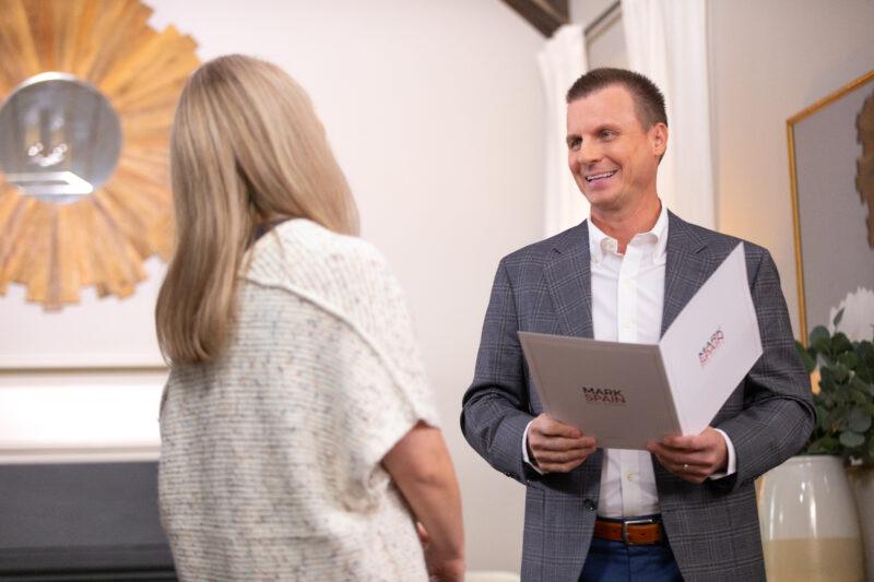 Mark serving a client in a fast home sale
