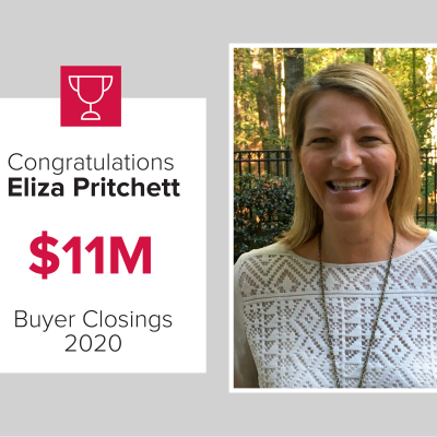 Eliza was our number 2 buy agent for 2020