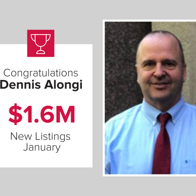 Dennis listed over $1.6M in new homes last month.