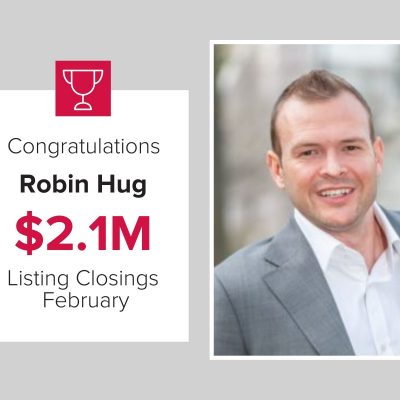 Robin hug closed over $2.1M in homes last month