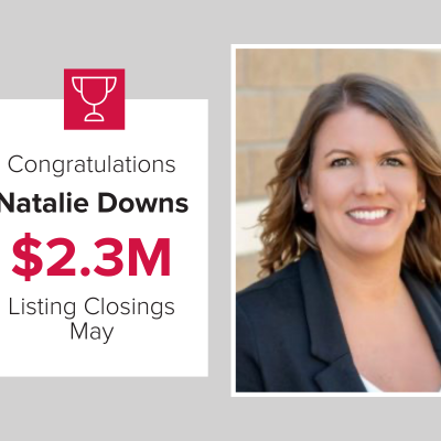 Natalie Downs had the most Listing Closings for Mark Spain Real Estate in May.