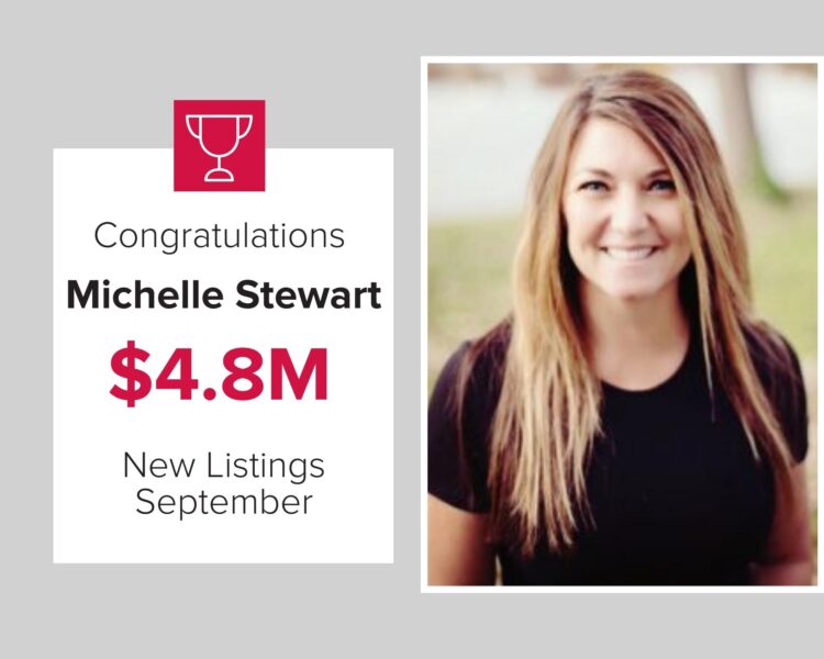 Michelle Stewart is a Top Performing Agent in September 2022