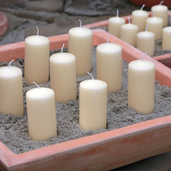 Add outdoor decor like candles