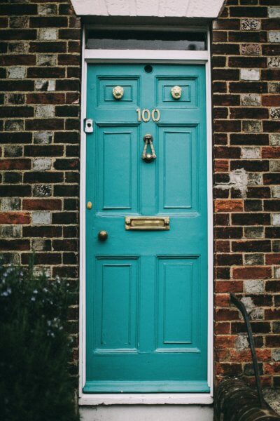 You can brighten up your home and get ready for spring just by painting your front door. 