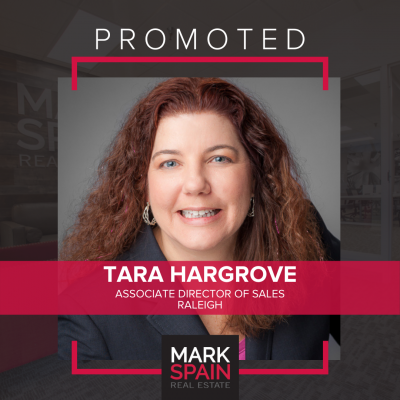 Congratulations to Tara on being prooted to Associate Director of Sales for Raleigh!