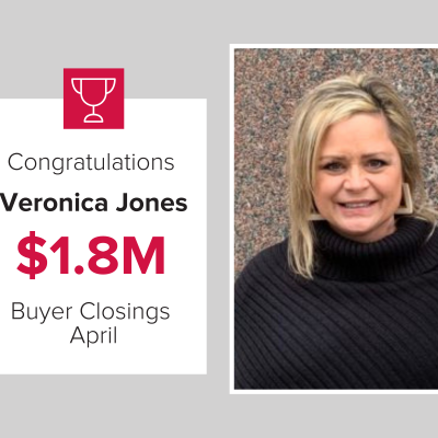 Veronica was a top Buyer's agent last month at Mark Spain Real Estate.