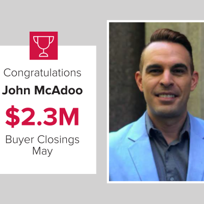 John McAdoo closed over $2.3M for Mark Spain Real Estate in May 2021!